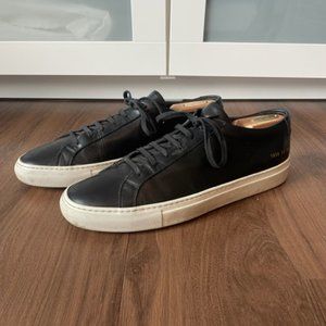 Common Projects Men's Achilles Low - Black/White - Size EU 43